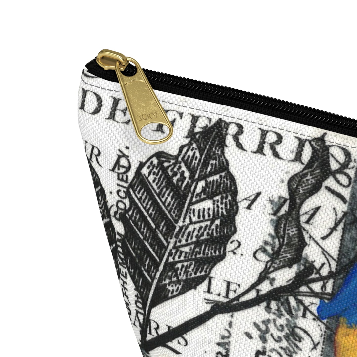 Creativity Is Accessory Pouch - Perfect for Travel, Makeup, & Gifts; Floral & Nature Design