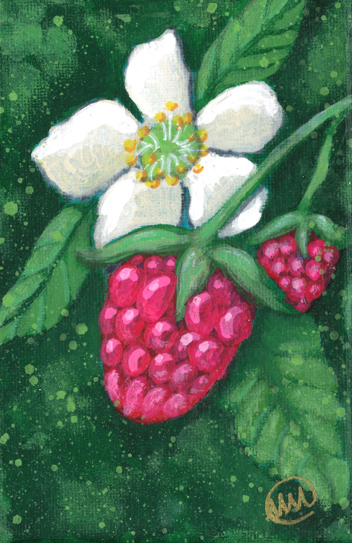 Mini Floral ~ Raspberry Blossom
