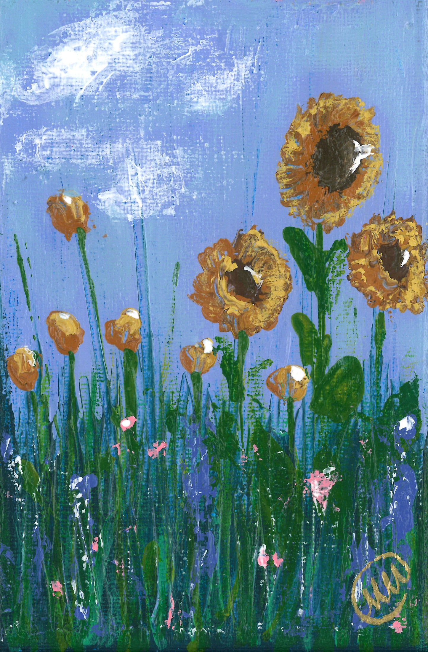Mini Floral ~ Day 15 ~ Sunflower Meadow