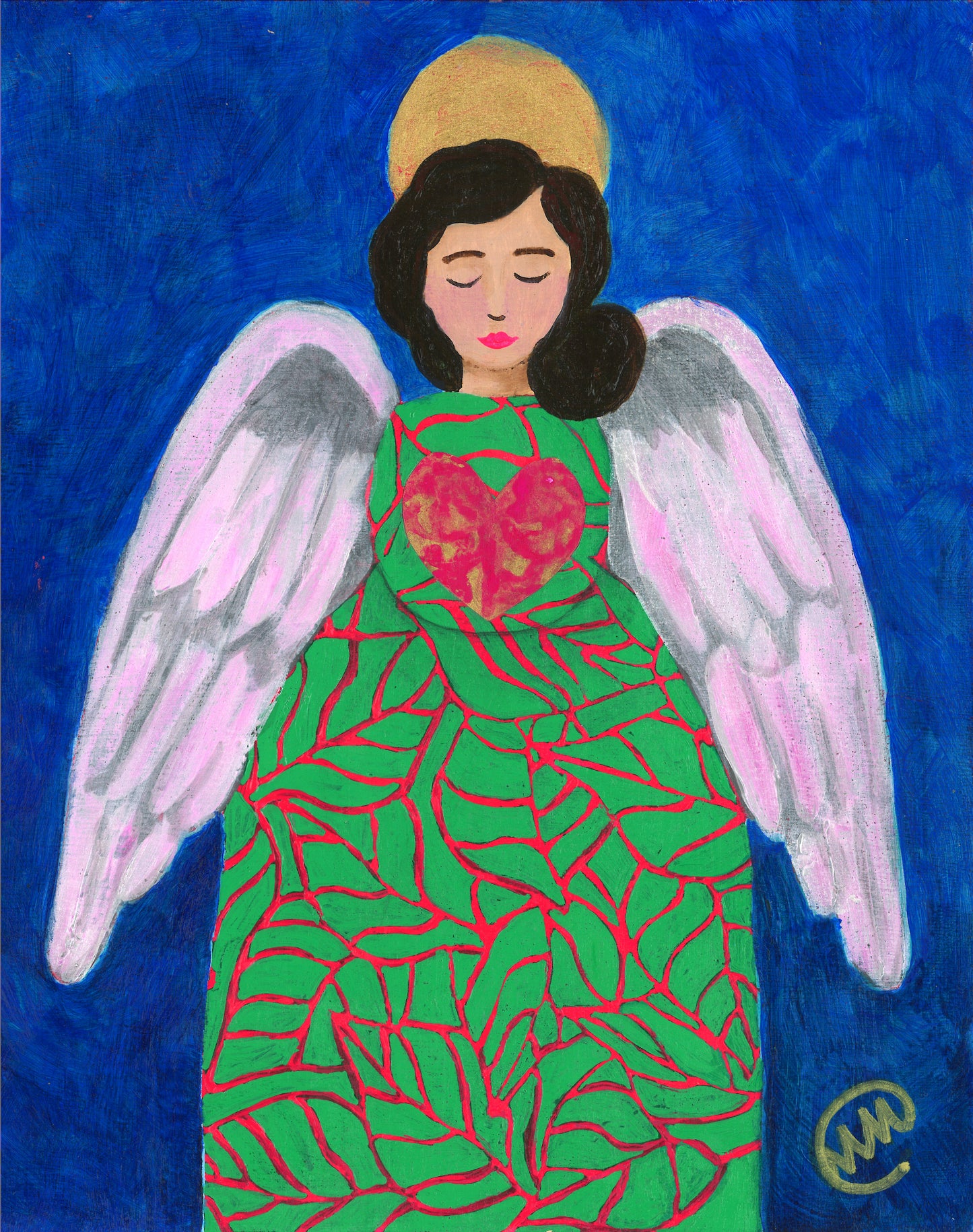 Angel Wooden Shelf Sitter