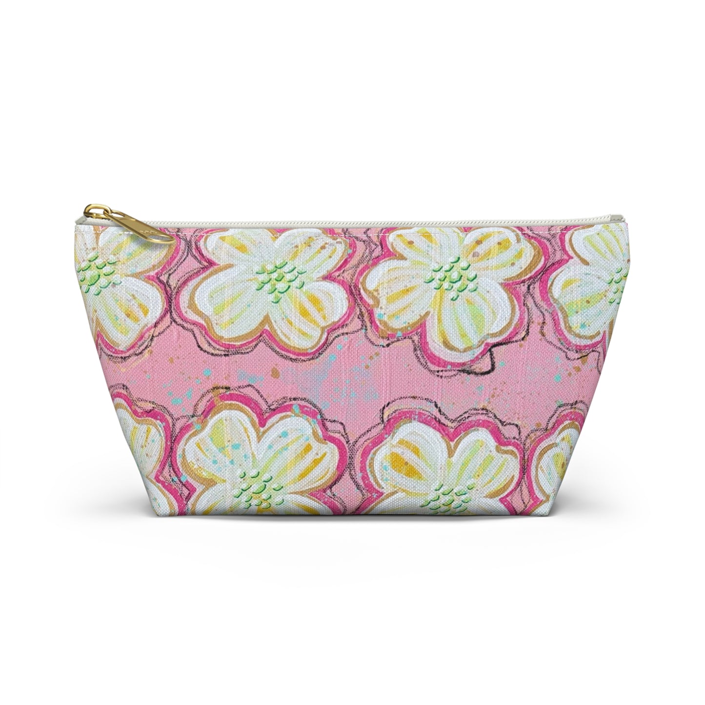 Pink Dogwood Redux Accessory Pouch