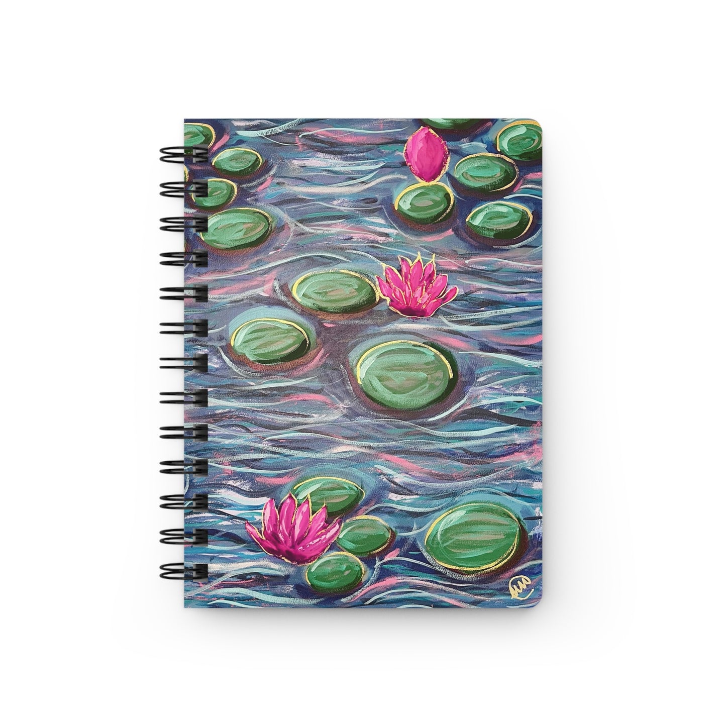 Dance of the Waterlilies Spiral Bound Journal