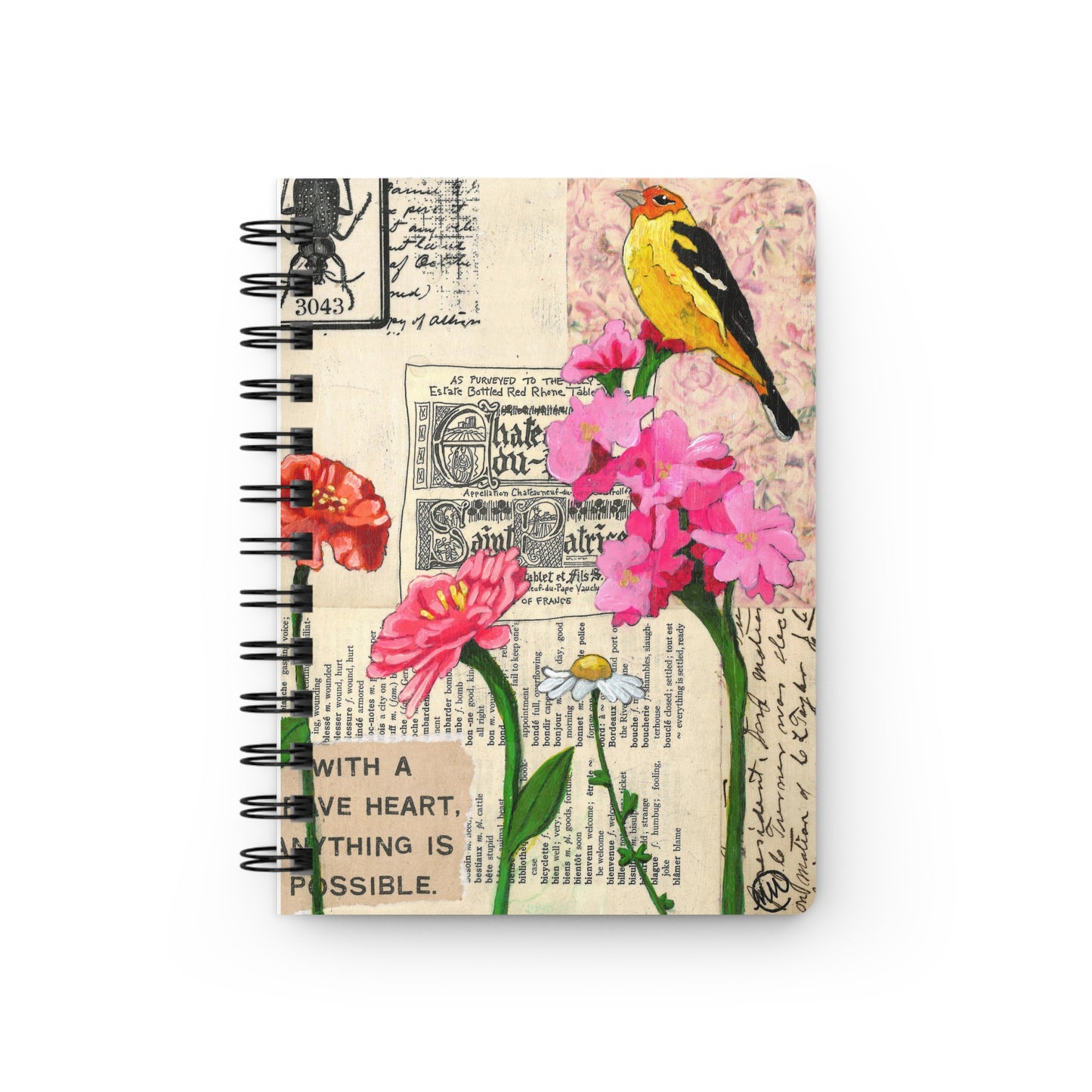 Brave Heart Spiral Bound Journal