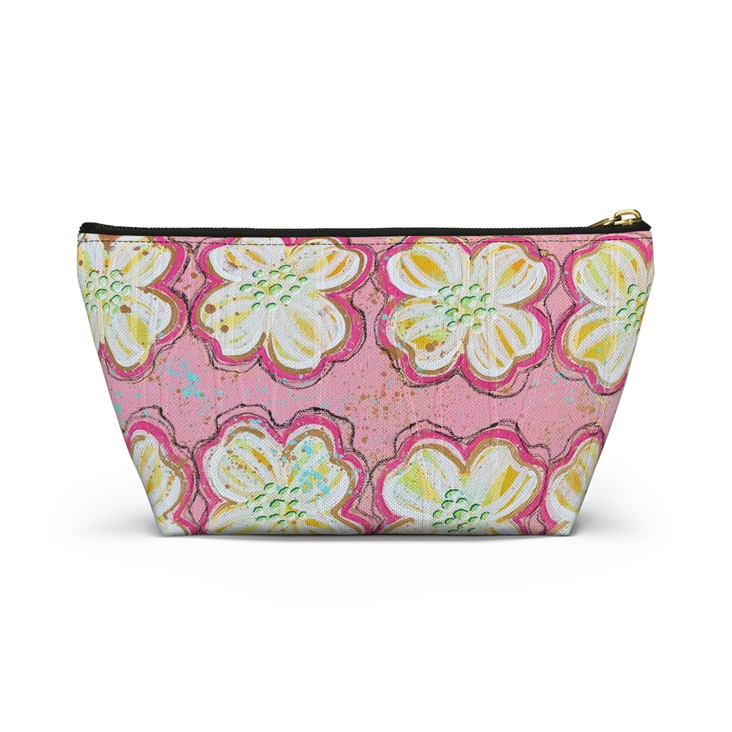 Pink Dogwood Redux Accessory Pouch