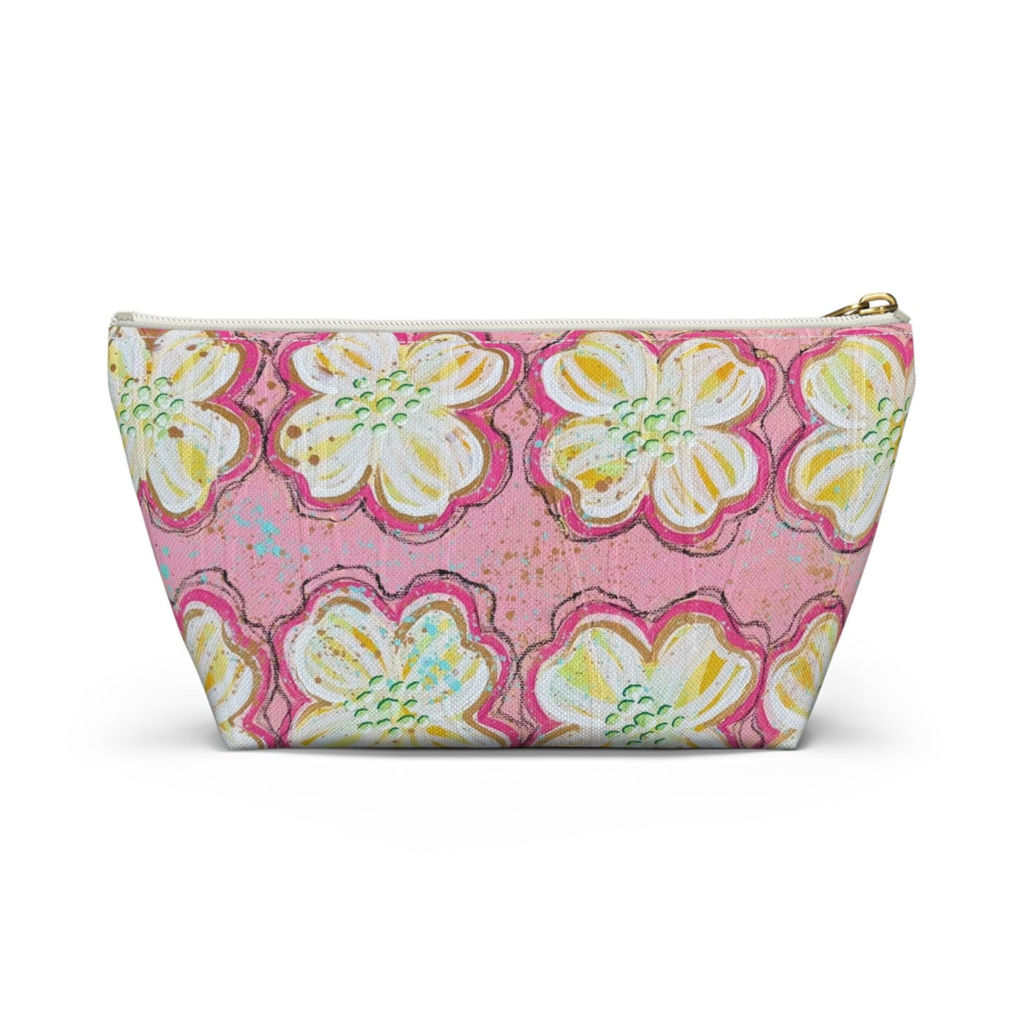 Pink Dogwood Redux Accessory Pouch