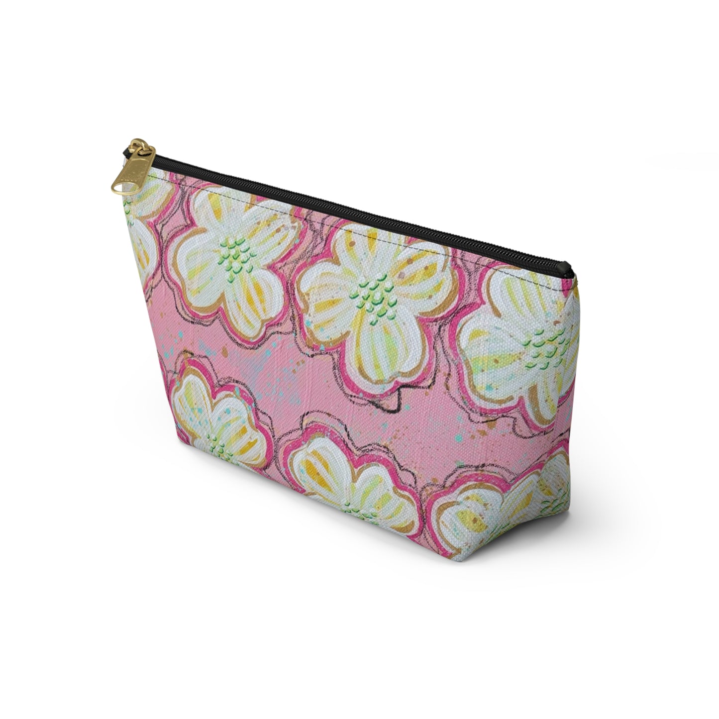 Pink Dogwood Redux Accessory Pouch