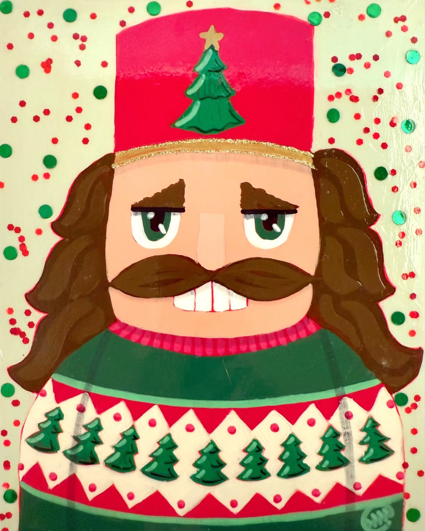 Christmas Tree Sweater Nutcracker ~ Ugly Christmas Sweater Collection